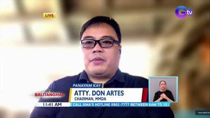 Panayam kay MMDA Chairman Atty. Don Artes | BT
