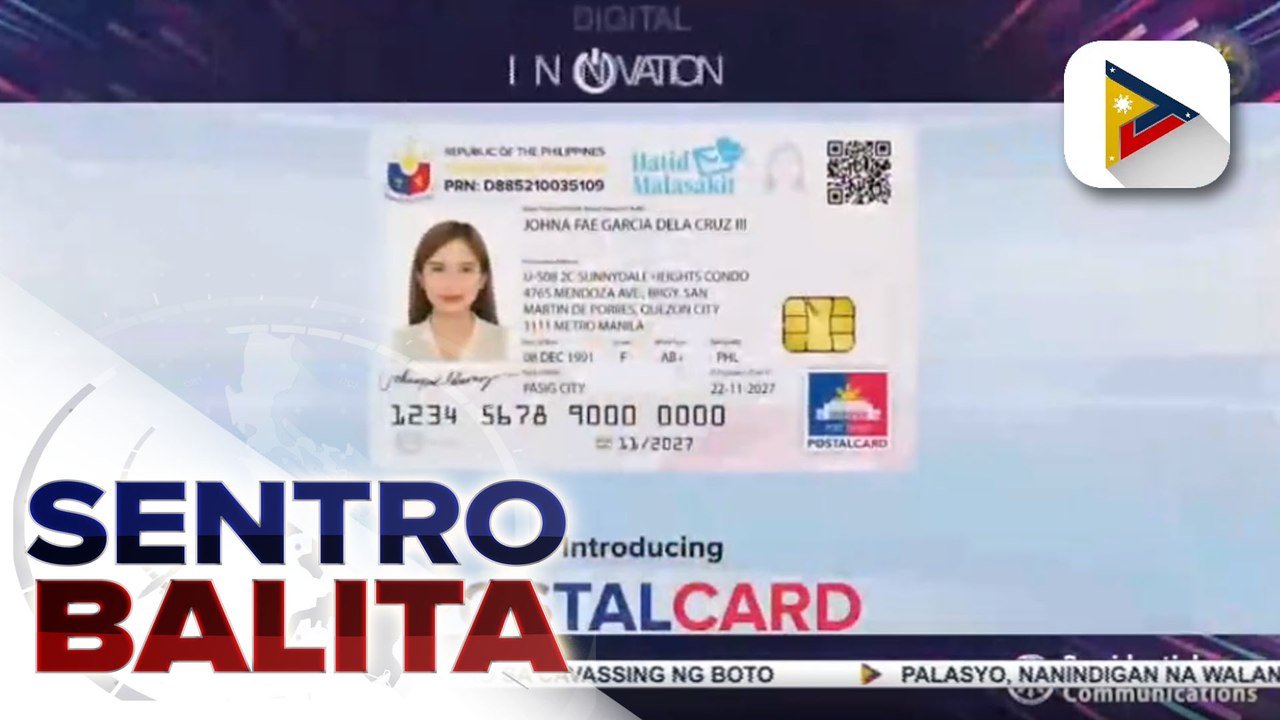 High-tech PhlPost card, maaari na ring gamitin...