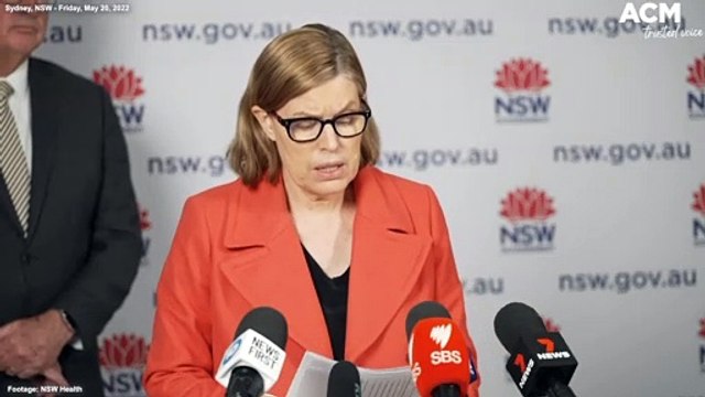 NSW Health identifies likely case of monkeypox on Friday - Brad Hazzard and Dr Kerry Chant Press Conference | May 20, 2022 | ACM
