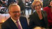 Labor campaign team joined the former Prime Minister Julia Gillard