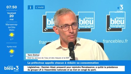 Sécheresse : Les premières mesures de restrictions d'eau attendues dans les prochains jours