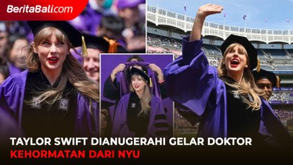 Taylor Swift Dianugerahi Gelar Doktor Kehormatan dari NYU