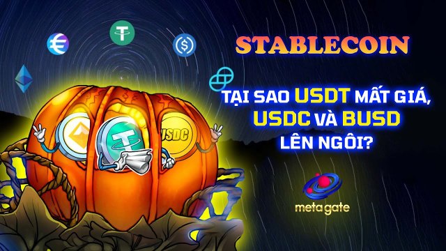 Nhà đầu tư đổ xô về Stablecoin- Tại sao USDT mất giá, USDC và BUSD lên ngôi - #Shorts