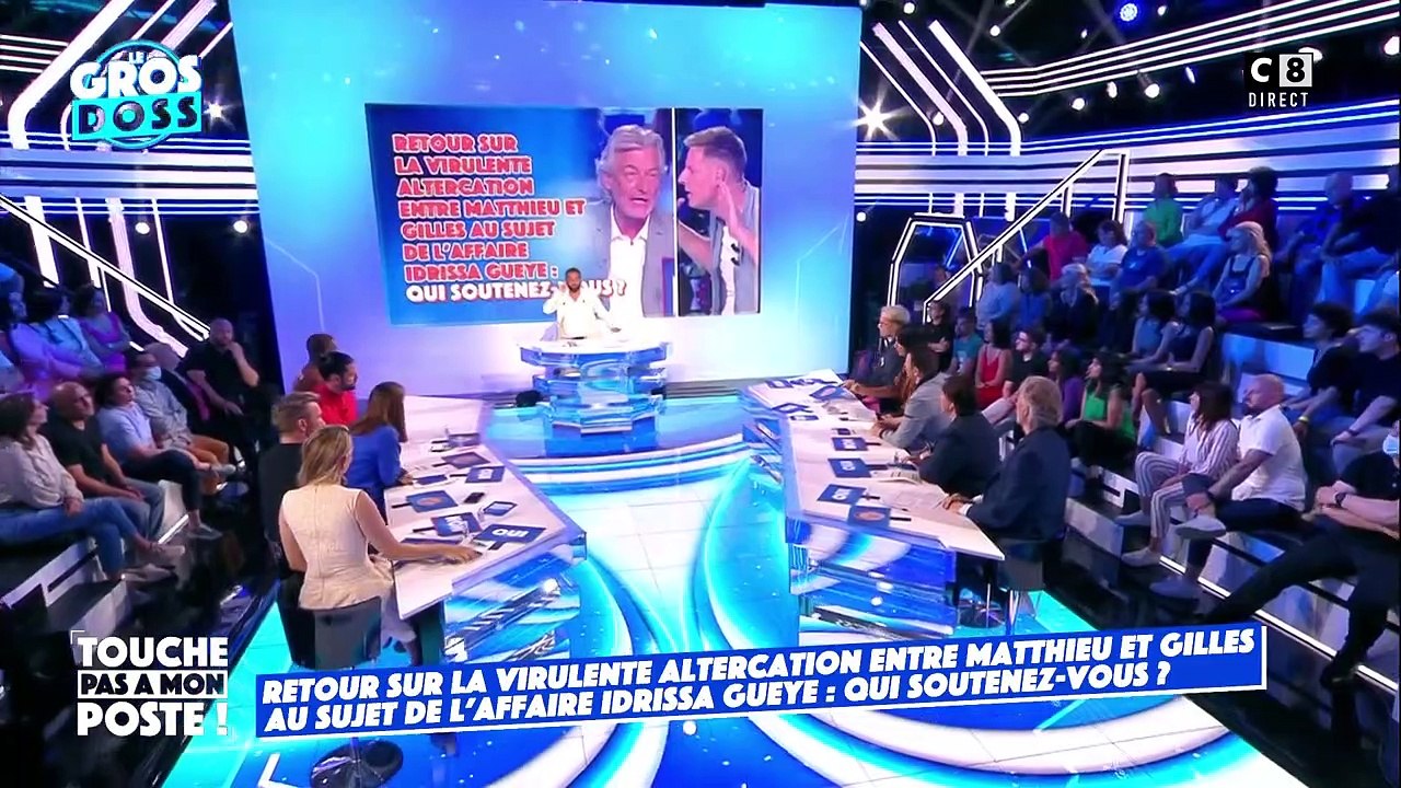 Cyril Hanouna revient sur le clash survenu entre Gilles Verdez et Matthieu Delormeau dans "Touche pas à mon poste" - C8