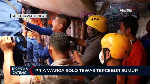 Seorang Pria Warga Solo Tewas Tercebur Sumur