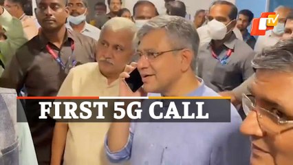Watch | First 5G Call In India By Union Minsiter Ashwini Vaishnav