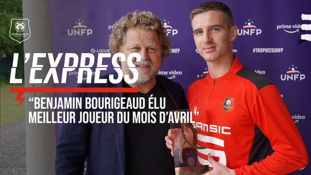 Trophée UNFP. Benjamin Bourigeaud, joueur du mois d'avril