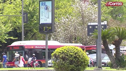 Activado el aviso naranja este viernes en Sevilla por el calor