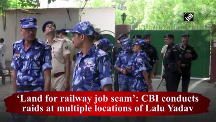 Download Video: ‘Land for railway job scam’: CBI conducts raids at multiple locations of Lalu Yadav