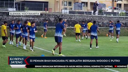 33 Pemain Bhayangkara FC Berlatih Bersama Widodo C Putro