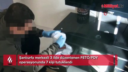 3 ilde düzenlenen FETÖ operasyonunda 7 tutuklama