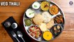 Veg Thali Recipe | Bhindi Do Pyaaza, Aamras, Kachumber Salad, Chaas, Roti, Rice, Puris | Lunch Ideas