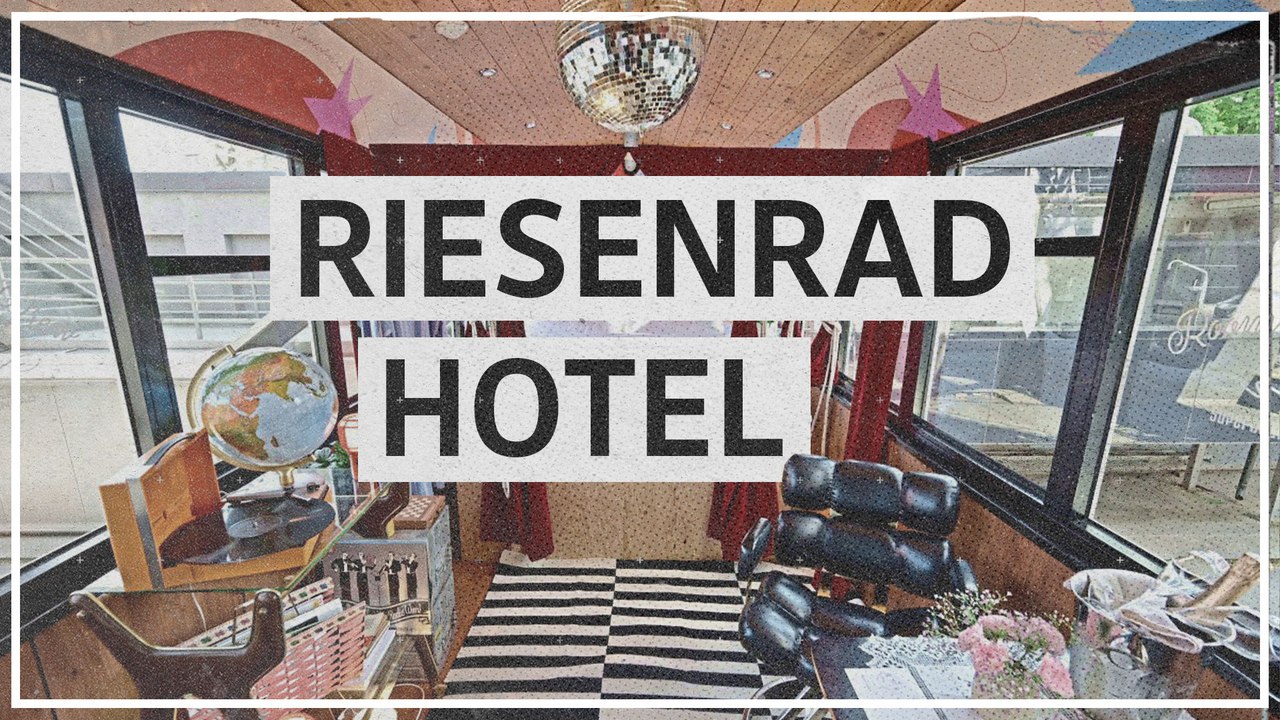 Waggon des Wiener Riesenrads wird zu Hotelzimmer