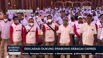 Kader dan Simpatisan Deklarasi Dukung Prabowo Jadi Capres