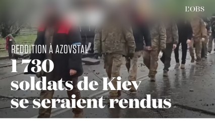 Moscou diffuse des images qui montreraient la reddition des combattants ukrainiens d'Azovstal