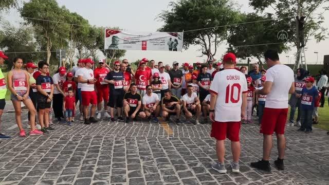 Katar'da 19 Mayıs Gençlik Koşusu düzenlendi