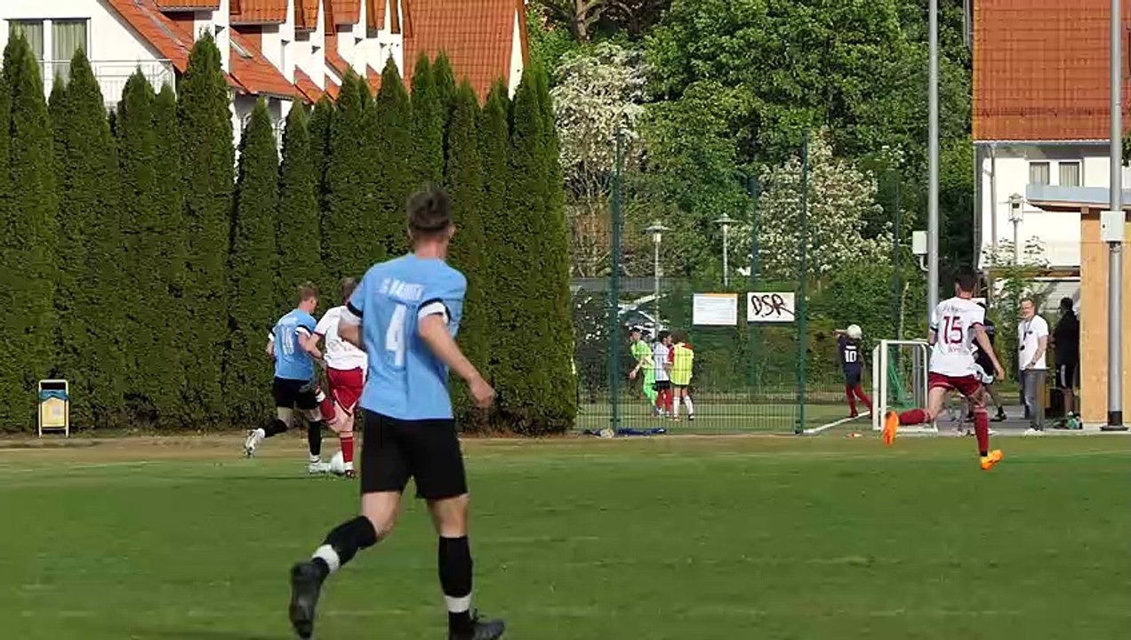 Das 1:0 für Hainberg II durch Maik Bruse gegen JSG Rosdorf/Leine-Friedland