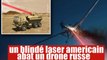 Un blindé américain tire des lasers et abat des drones russes