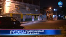 Un joven de 18 años fue asesinado en el suroeste de Guayaquil