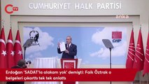 Öztrak, Erdoğan'a SADAT'ın kurucusu Tanrıverdi için attığı imzayı hatırlattı: Hem de ilk sıradan atamış!