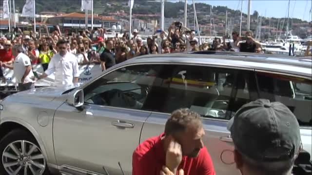 Primer día de Don Juan Carlos en Sanxenxo