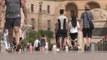 El calor llena las playas como en un día de agosto