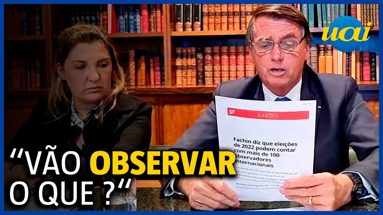 Bolsonaro acha desnecessário observadores internacionais nas eleições