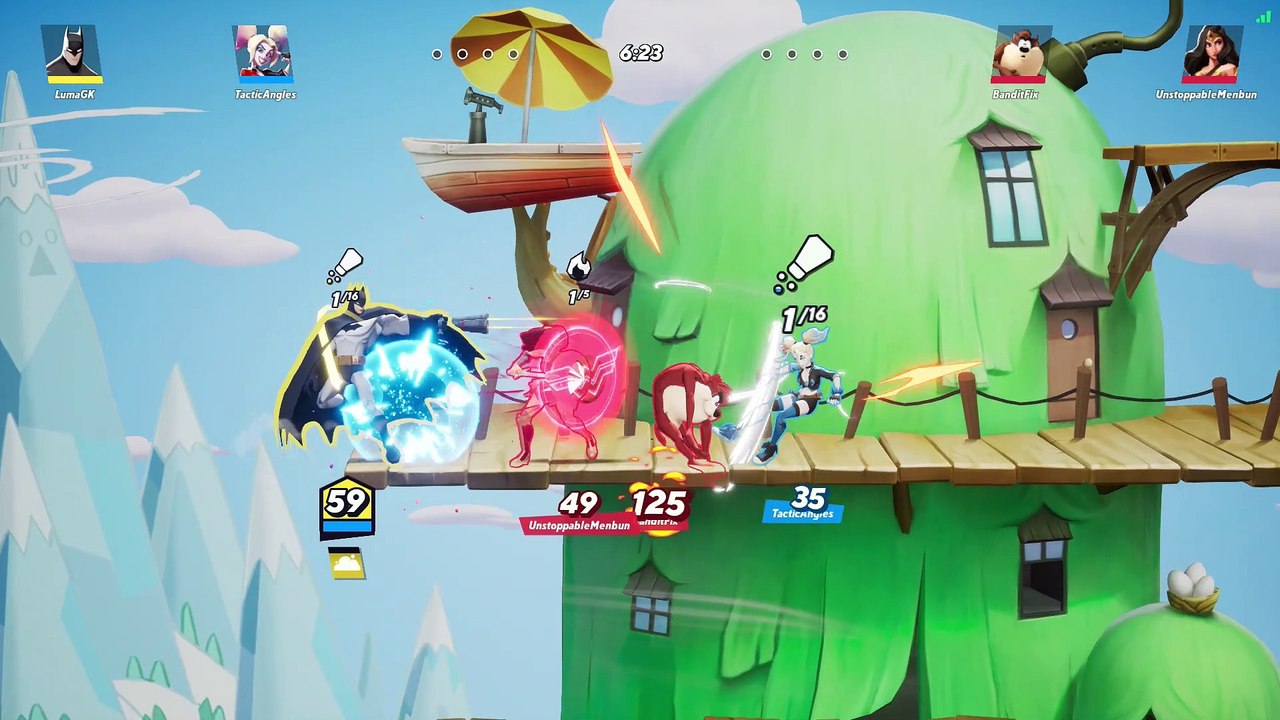 MultiVersus - Gameplay maison 2v2 avec Batman
