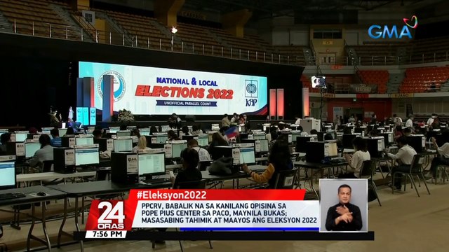 PPCRV, babalik na sa kanilang opisina sa Pope Pius Center sa Paco, Maynila bukas; masasabing tahimik at maayos ang eleksyon 2022 | 24 Oras