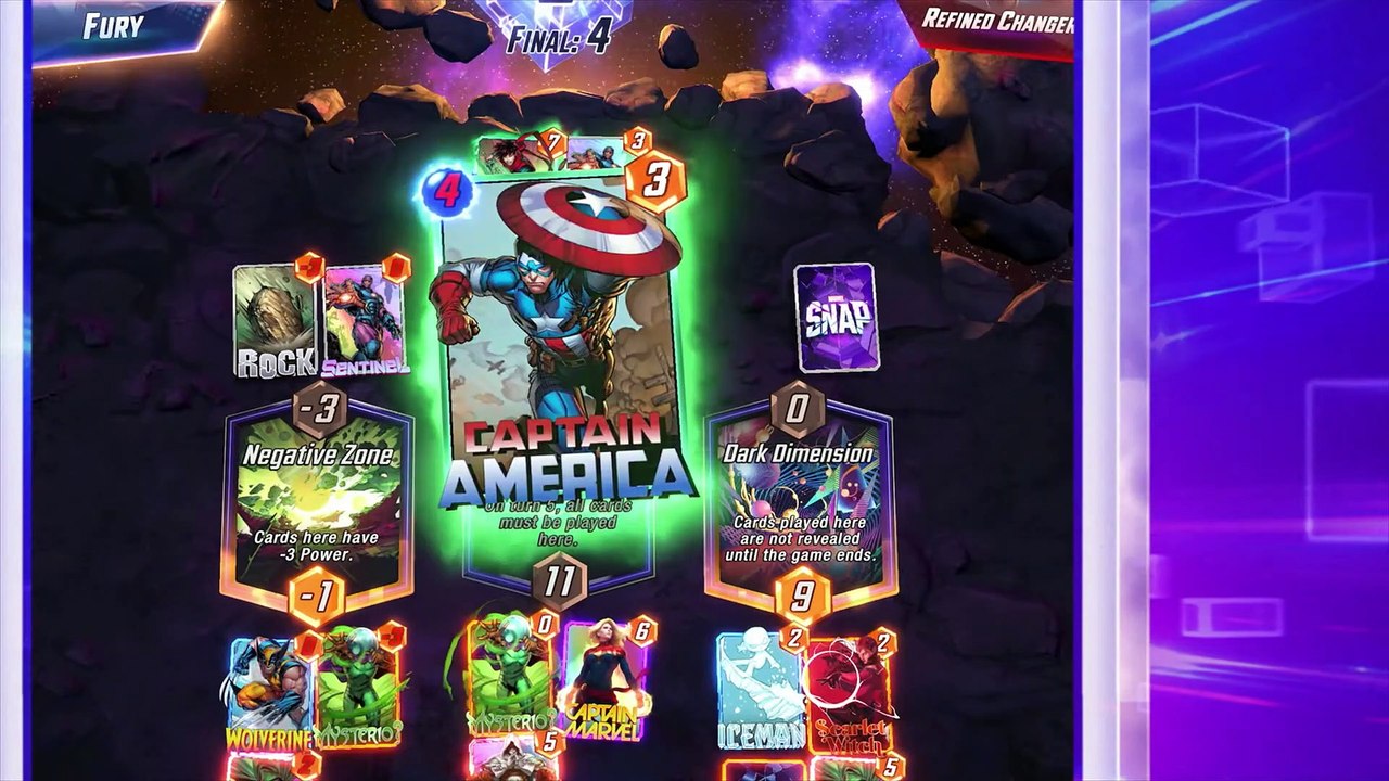 Tráiler de anuncio de Marvel Snap, un videojuego de combates con cartas para PC y móviles