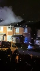 Bective Road house fire after lightning strike