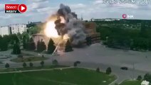 Rusya, Harkov'da kamu binasını vurdu