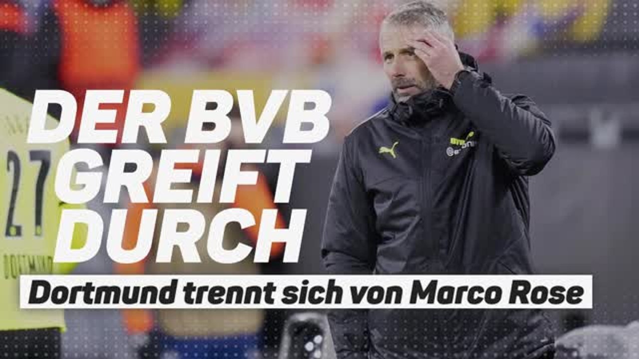Der bvb greift durch: marco rose muss gehen