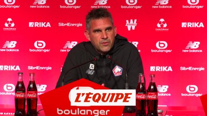 Download Video: Gourvennec rend hommage à Yilmaz, qui va quitter Lille - Foot - L1 - Lille