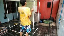 Membuat kandang dari pipa PVC untuk owl