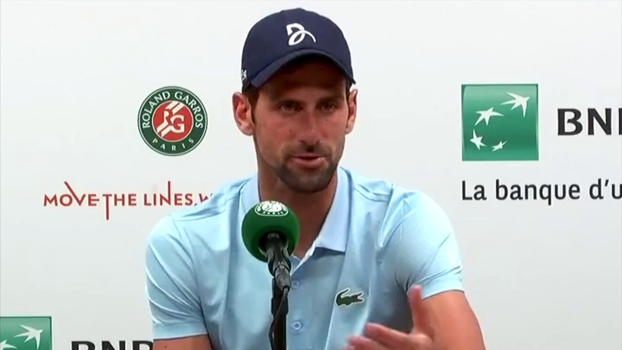 Roland-Garros 2022 - Novak Djokovic : "Je ne suis pas uniquement le joueur qui voudrait toucher la coupe, mais je suis inspiré et motivé d'y arriver"