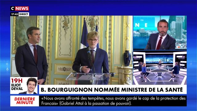 Regardez la passation de pouvoir entre Marc Fesneau et Olivier Véran qui vient d'être nommé ministre délégué chargé des Relations avec le Parlement: Je serai le ministre du 'avec vous'