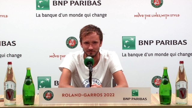 Roland-Garros 2022 - Daniil Medvedev : Moi, j'aime bien Roland-Garros mais... !