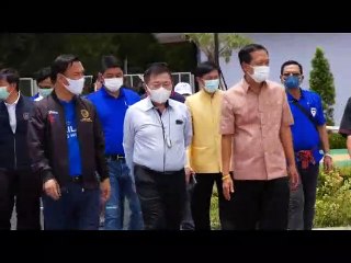 ศรีสะเกษ รมช.มหาดไทยเห็นเต็มตาหอขวัญเมืองศรีงบ 140 ล้านส่งมอบไม่ถึงปีดินถนนทรุดลึกท่วมหัว