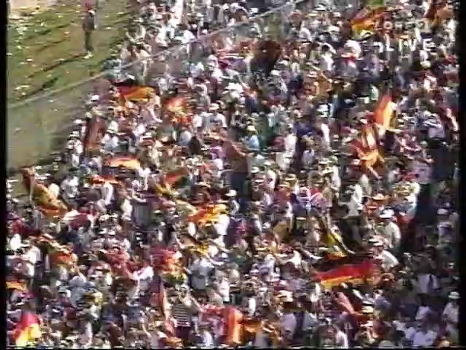 Michael Schumacher - Interview nach Podium in Deutschland 1993