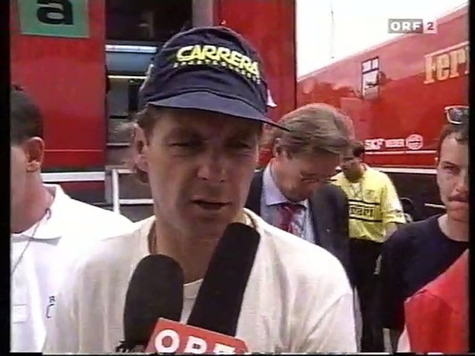 Gerhard Berger  vor Deutschland Grand Prix 1993