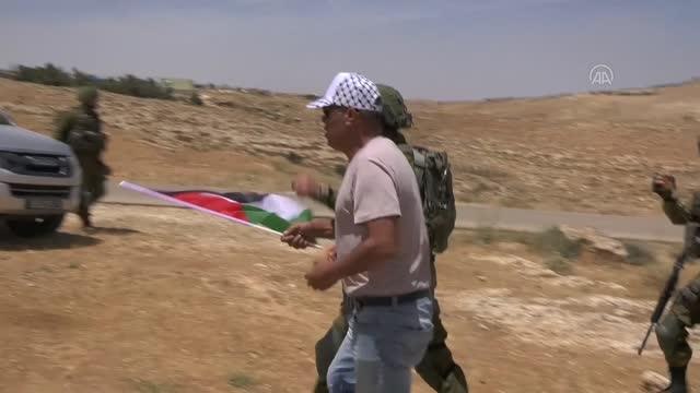 Batı Şeria'da Yahudi yerleşim birimleri karşıtı gösteri