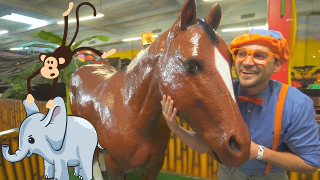 Blippi Learns about Jungle Animals for Kids - Educational Videos for Toddlers