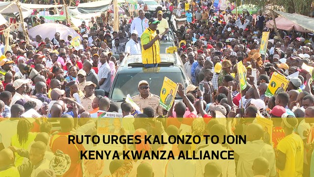 Ruto urges Kalonzo Musyoka to join Kenya Kwanza Alliance
