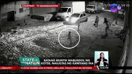 Télécharger la video: Batang muntik mabundol ng kotse, nailigtas ng kaniyang ina | SONA