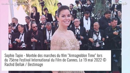 Sophie Tapie sublimée à Cannes, une première montée des marches inoubliable