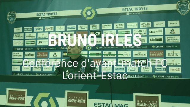 Bruno Irles avant Lorient-Estac