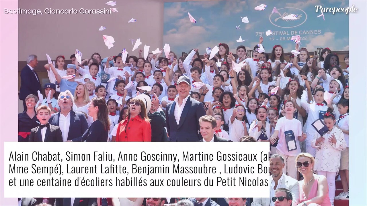 Cannes 2022 : Alain Chabat et Laurent Lafitte classes face à une horde d'enfants pour Le Petit Nicolas