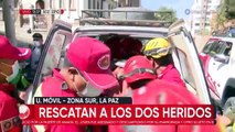 Cinco niños y tres adultos heridos tras choque múltiple en La Paz