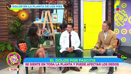 Dolor en planta de los pies por fascitis